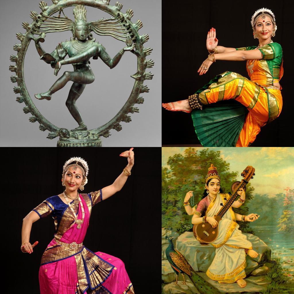 Image of Classical Dance Postures By an Indian Classical Dancer -MI284490-Picxy